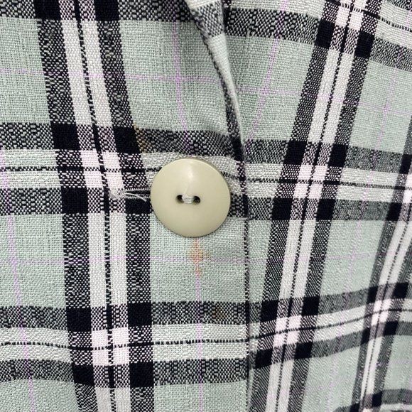 MODERN ESSENTIALS SINGLE BREASTED JACKET SOFT MINT WOMENS LG - Picture 3 of 6